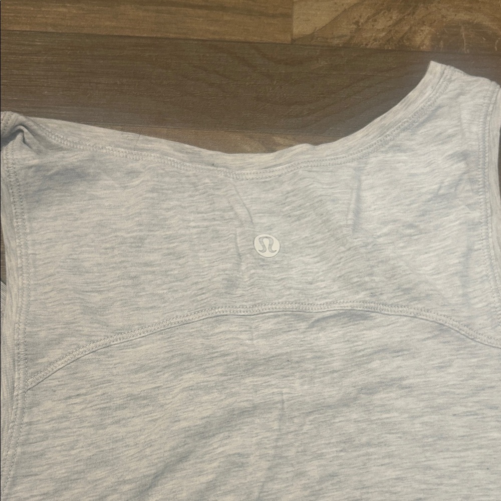 Lululemon Athletica Light Gray Tank Top